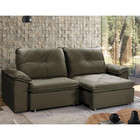 Sofá 3 Lugares Retrátil Reclinável 230cm Veludo Sakura Takei