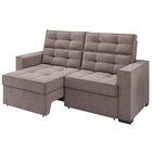 Sofá 3 Lugares Retrátil Reclinável Berlim  Avelã