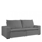 Sofá 3 Lugares Retrátil Reclinável Com Massageador 230cm Bouc