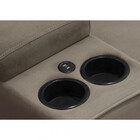 Sofá 3 Lugares Retrátil Reclinável Com Usb Veludo 210cm Muniq