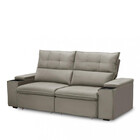 Sofá 3 Lugares Retrátil Reclinável Veludo 180cm Parma Ferguile