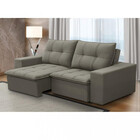 Sofá 3 Lugares Retrátil Reclinável Veludo 200cm Arizona Fergu