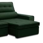 Sofá 3 Lugares Retrátil Reclinável Veludo 210cm Dublin Fergui