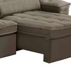 Sofá 3 Lugares Retrátil Reclinável Veludo 210cm Firenza Fergu