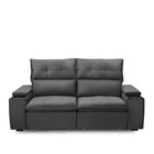 Sofá 3 Lugares Retrátil Reclinável Veludo 210cm Parma Ferguile