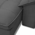 Sofá 3 Lugares Retrátil Reclinável Veludo 230cm Cartaxo Fergu