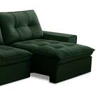 Sofá 3 Lugares Retrátil Reclinável Veludo 230cm Dublin Fergui