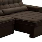 Sofá 3 Lugares Retrátil Reclinável Veludo 230cm Munique Fergu