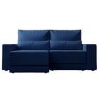 Sofá 3 Lugares Retrátil Sochi Linho Azul Marinho