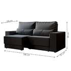 Sofá 3 Lugares Retrátil Sochi Suede Grafite