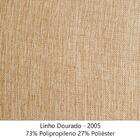 Sofa 3 Lugares Retro Polo 200cm Com Almofada Linho Ezz