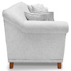 Sofa 3 Lugares Retro Polo 200cm Com Almofada Linho Ezz