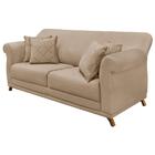 Sofa 3 Lugares Retro Polo 200cm Com Almofada Suede Ezz