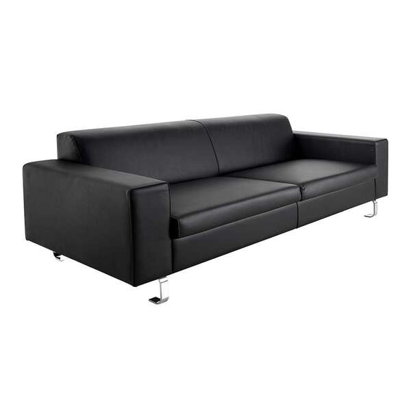 Sofá 3 Lugares Rio Corino Preto