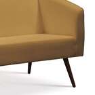 Sofá 3 Lugares Rock Veludo Dourado