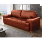 Sofá 3 Lugares Roma 230cm  Conhaque