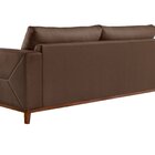 Sofá 3 Lugares Roma Bouclê 2,40m Marrom