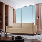 Sofá 3 Lugares Roma Linho 2,20m Bege