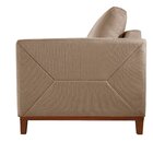 Sofá 3 Lugares Roma Veludo 2,20m Bege