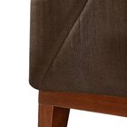 Sofá 3 Lugares Roma Veludo 2,20m Marrom