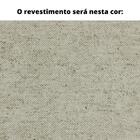 Sofá 3 Lugares Saibi Ozki 200cm Poliéster Bege Madeira Eucali