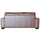 Sofá 3 Lugares Sala De Estar 200cm Milão Couro Caramelo G03 -