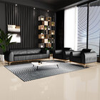 Sofá 3 Lugares Sala De Estar Bipartido Base De Madeira Euro 3