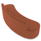 Sofá 3 Lugares Sala De Estar Cancún D02 Veludo Telha 210 Cm D