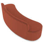 Sofá 3 Lugares Sala De Estar Cancún D02 Veludo Terracota 210