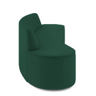 Sofá 3 Lugares Sala De Estar Cancún D02 Veludo Verde Musgo 18