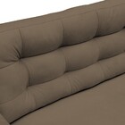 Sofá 3 Lugares Sala De Estar Eros 210 Cm Veludo Capuccino Bas