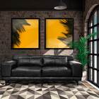 Sofá 3 Lugares Sala De Estar Malta 240cm Couro Preto G58 - Gr