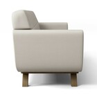 Sofá 3 Lugares Sala De Estar Miami 210 Cm D02 Linho Cru C-430