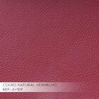 Sofá 3 Lugares Sala De Estar Milano 210cm Couro Vermelho G58