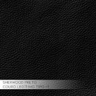 Sofá 3 Lugares Sala De Estar Pés Em Madeira Nauru Couro Preto