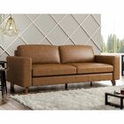 Sofá 3 Lugares Sala De Estar Recepção 260cm Presley Couro Car