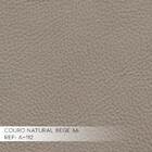 Sofá 3 Lugares Sala De Estar Roma 230 Cm Couro Bege G58 - Gra