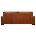 Sofá 3 Lugares Sala De Estar Roma 230 Cm Couro Mel G58 - Gran