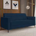 Sofá 3 Lugares Sala Living Industrial 180cm Senna K01 Veludo