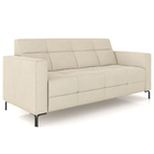 Sofá 3 Lugares Sala Living Industrial 180cm Senna K01 Veludo