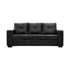 Sofá 3 Lugares San Diego Corino Preto