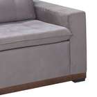 Sofá 3 Lugares Serrano Veludo Bege