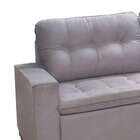 Sofá 3 Lugares Serrano Veludo Bege