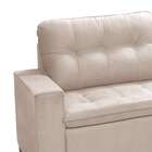 Sofá 3 Lugares Serrano Veludo Marfim