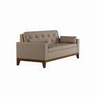 Sofá 3 Lugares Sparks Suede Bege