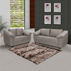 Sofá 3 Lugares Suede Veludo Animale Bangkok Bege