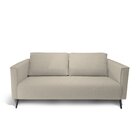 Sofá 3 Lugares Tecido Poliéster Fun Off White