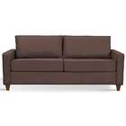 Sofá 3 Lugares Texas Veludo Marrom