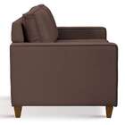 Sofá 3 Lugares Texas Veludo Marrom