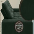 Sofá 3 Lugares Titan Assento Retrátil E Reclinável Verde 2,00